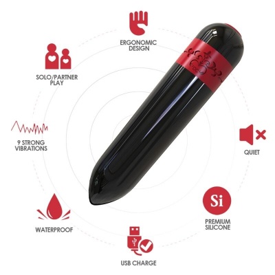 Armony — Rocket Vibrator Bullet Remote Control Black - image 3