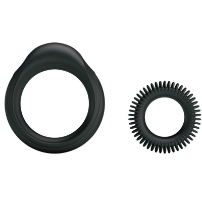 Baile Manhood Silicone Ring Set 2pcs - image 2