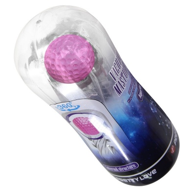 Pretty Love 360º Textured Masturbation Cup Clear - image 2