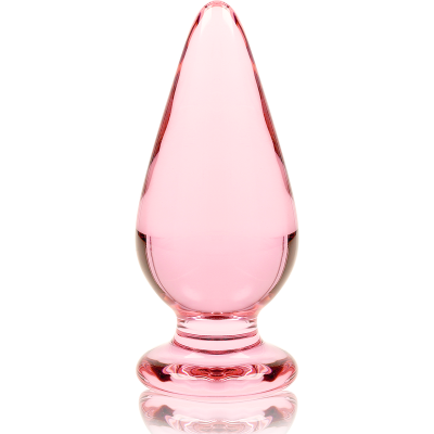 Model 4 Anal Plug Borosilicate Glass Pink 11 cm -o- 5 cm - image 5