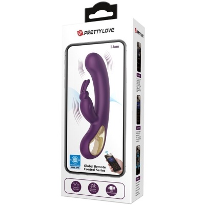 Pretty Love Liam Rabbit Vibrator Purple - image 4