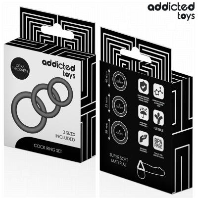 Addicted Toys Silicone Rings Model 1 Set - image 6