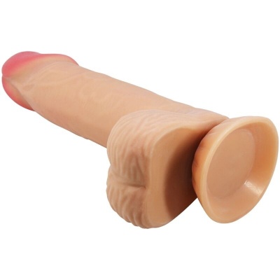Pretty Love Sliding Skin Dildo Flesh 20.6 CM - image 3