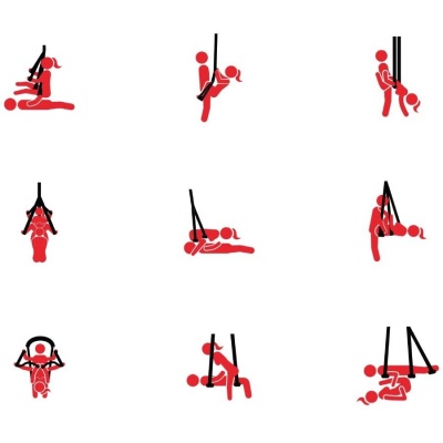 Hidden Desire Extreme Lovers Swing with Stand - image 7