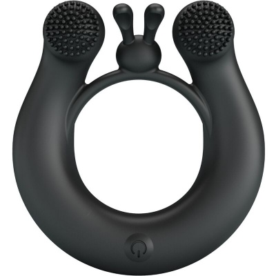 Pretty Love Dahlia Vibrating Ring w/ Clitoral Stimulator