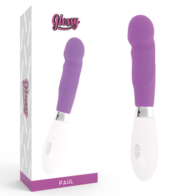Glossy Paul Vibrator Purple - image 1
