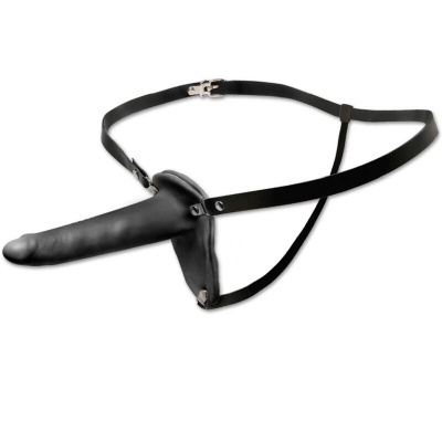 Pipedreams Fetish Fantasy Leather Strap-On