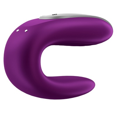 Satisfyer Double Fun Couples Vibrator Purple - image 10