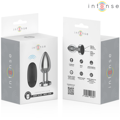 Intense Anal Plug Metal 10 Vibrations L with Remote - image 8