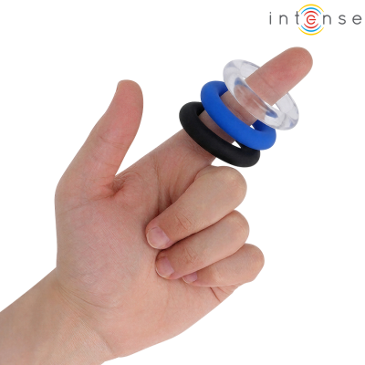 Wick Set Of 3 Penis Rings Various Colors - image 2