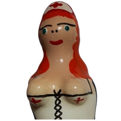 Condomerie Handpainted Nurse Redhead Condomerie Handpainted Nurse Redhead