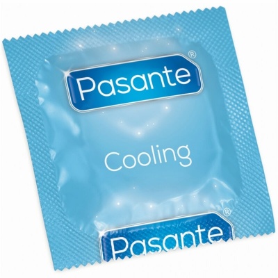 Pasante Cooling Effect Ribbed Condoms 144pk - image 1