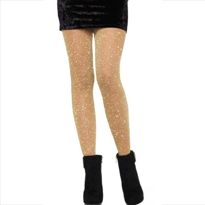 Transparent Tights Golden
