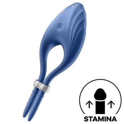Satisfyer Duelist Ring Vibrator Blue