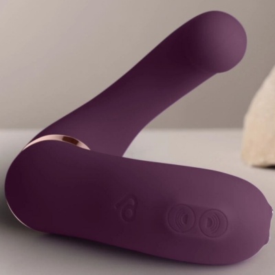 Rocks-Off Gemini Dual Vibrator G-spot Clitoris Stimulator Purple - image 5