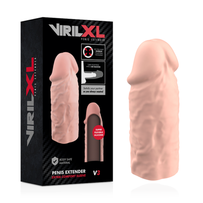 VirilXL Liquid Silicone Penis Extension V3, Natural - image 2