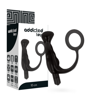 Addicted Toys Vibrator Prostatic Black 10cm - image 2