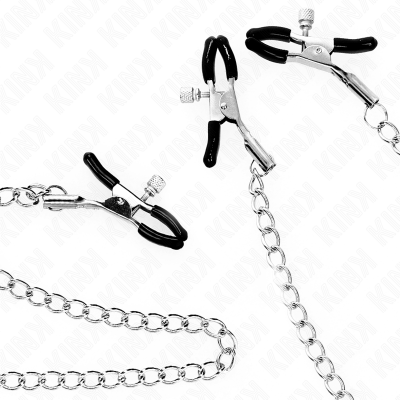KINK - Triple Nipple And Clit Clamps With Chain Model 0 - image 4