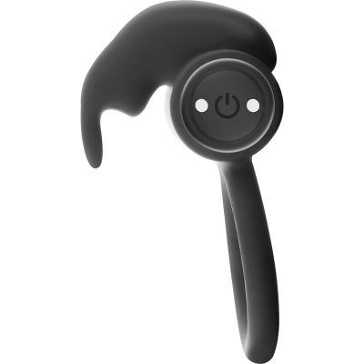 Black&Silver Burton Vibrating Ring, 10 Modes, Black - image 5