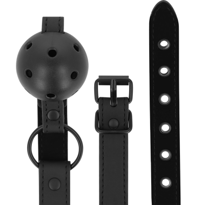 Intense Fetish Vegan Leather Ball Gag - image 4