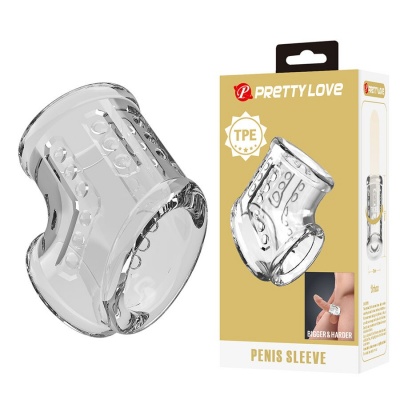 Short Transparent Penis Sheath - image 2