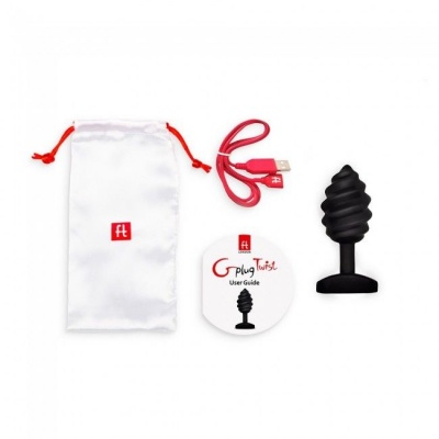 G-Vibe Gplug Twist Vibrating Black - image 2