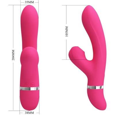 PRETTY LOVE Willow Rabbit Vibrator Suction - image 3