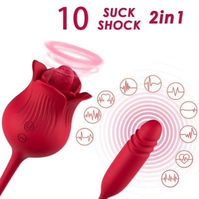 Armony Roselip Clitoral Suction and Vibrator Red - image 2