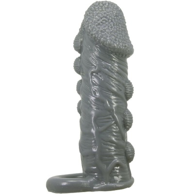 Pretty Love Penis Enlarger and Delay Sleeve Grey - image 2