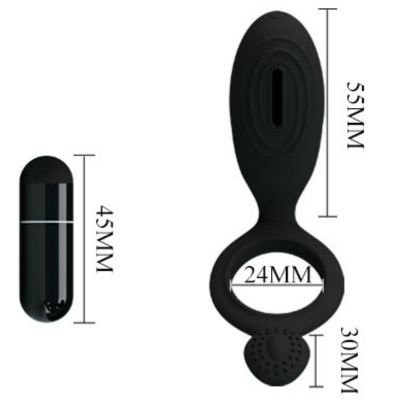 Pretty Love Ethel Vibrating Ring with Stimulator - image 6