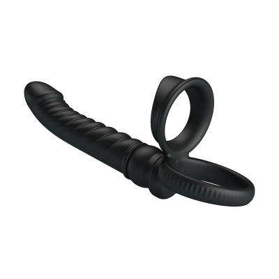 Pretty Love Merritt Anal Vibrator Ring Black - image 7