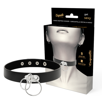Coquette Chic Desire Double Ring Vegan Choker - image 1