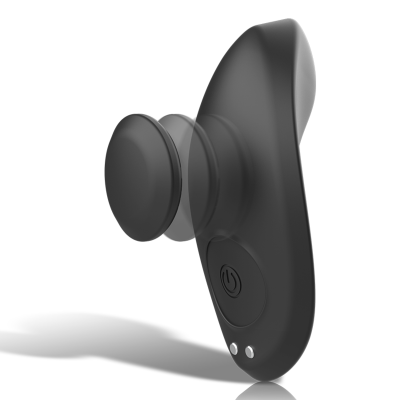 Black&Silver Preston Silicone Panty Vibrator, Black - image 4