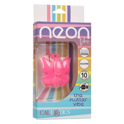 Calexotics Neon Vibes Flutter Vibe Pink Panty - image 11