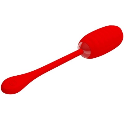 Pretty Love — Kirk Rechargeable Vibrating Egg Red - image 3