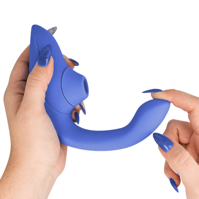 Womanizer Blend Rabbit Vibrator Blue - image 4