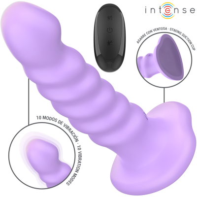 Intense Brenda Vibrator Purple Spiral Remote Control