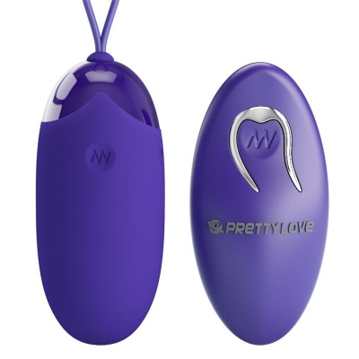 Pretty Love Berger Violet Vibrating Egg Remote Control