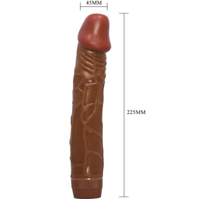 Baile Bob Realistic Vibrator 22.5 CM Mulatto - image 4