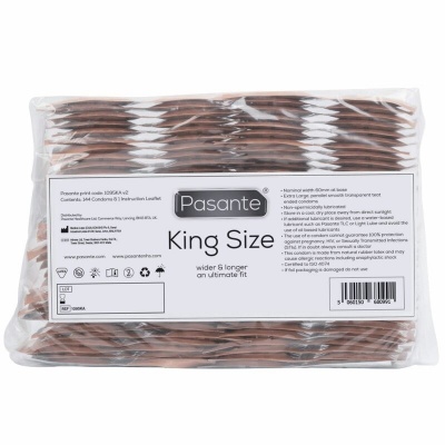 Pasante King Size Condoms 144 Bag Pasante King Size Condoms 144 Bag