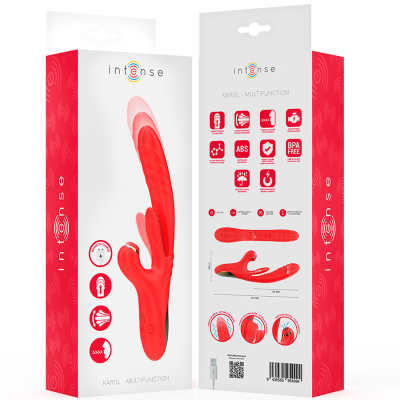 Intense Karol Multifunction Vibrator Red - image 8