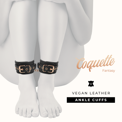 Coquette Fantasy Vegan Leather Ankle Cuffs - image 2