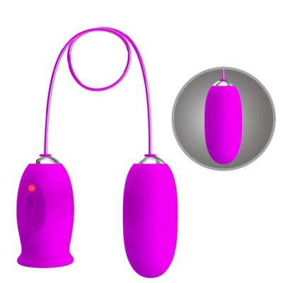 Pretty Love Daisy Purple Dual Egg Rechargeable Vibrator - image 5