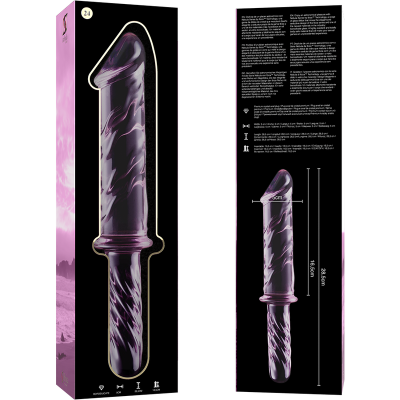 Nebula Series Model 24 Pink Glass Dildo 28.5cm - image 6