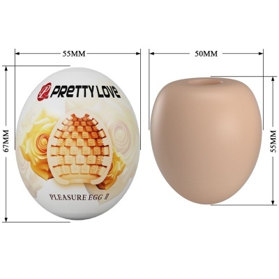 Pretty Love Male Masturbator Egg Flesh - image 7