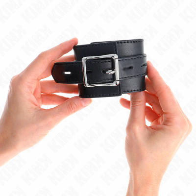 Kink Wrist Restraints, Black with Black Belt - image 4