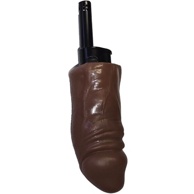 Diablo Picante Brown Penis BBQ Lighter Refillable Diablo Picante Brown Penis BBQ Lighter Refillable