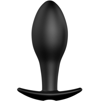 Anal Plug Anchor Form Silicone 12 Vibration Modes Black
