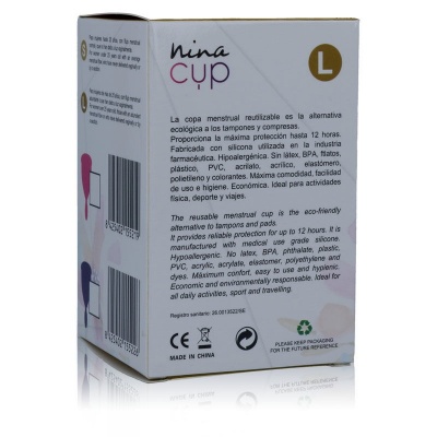 NINA Menstrual Cup Size L, Pink - image 6