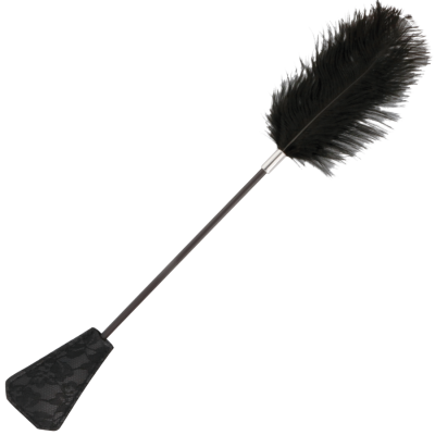 DARKNESS Black Feather Whip 56CM DARKNESS Black Feather Whip 56CM